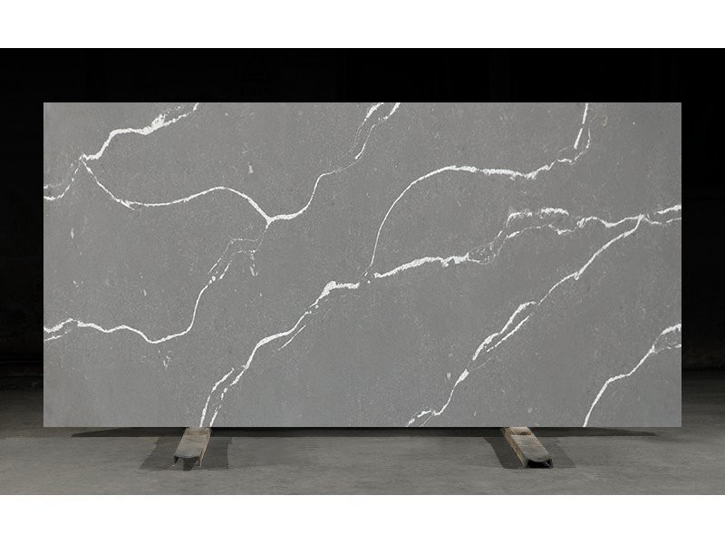 Efek Beton Marmer Terlihat Quartz Stone Slab