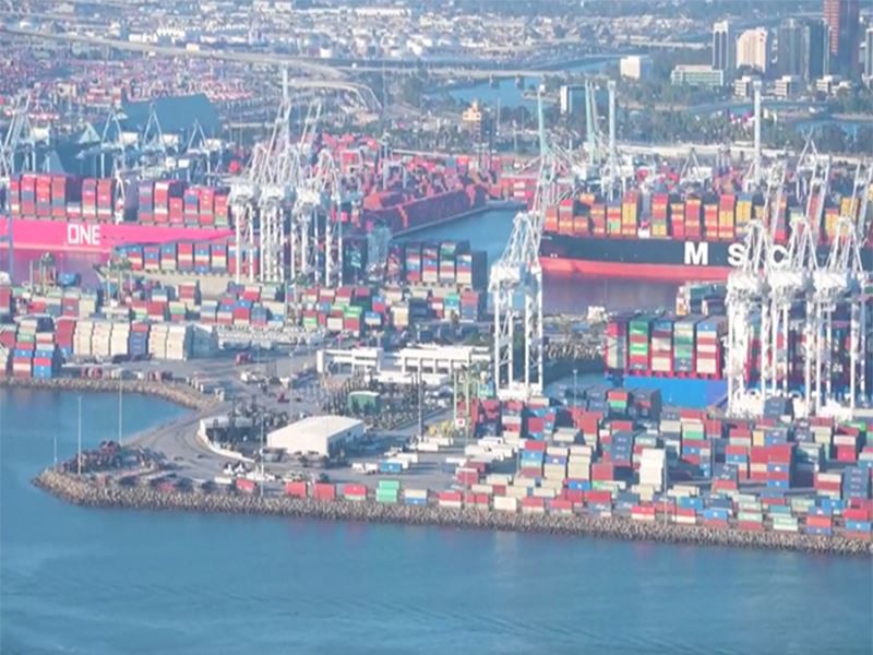 Kemacetan di pelabuhan utama AS pada tahun 2021